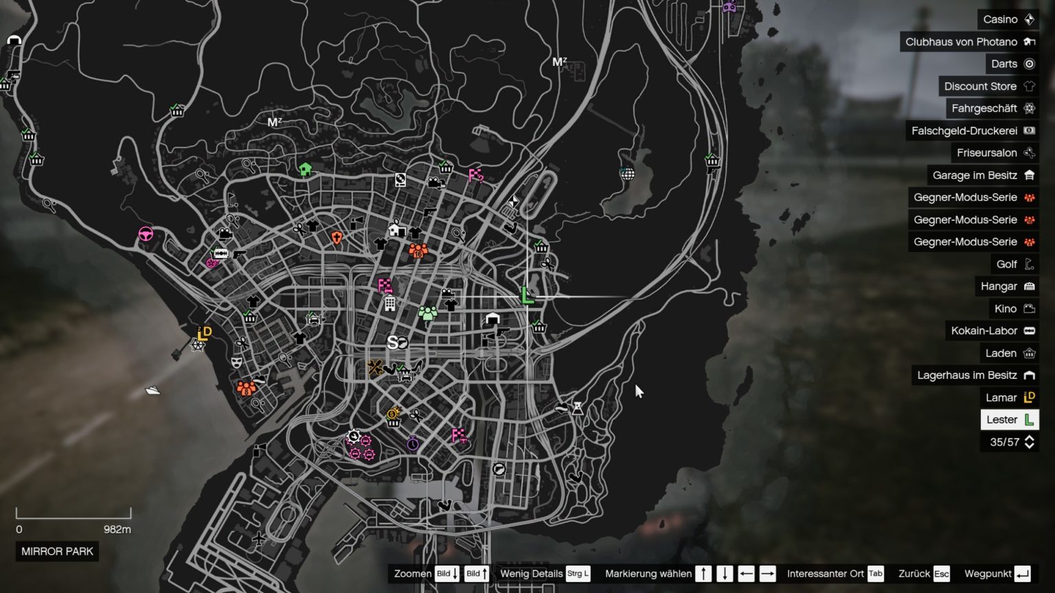 Wo ist der Mirror Park in GTA Online ? (Mit Karte) - Answerd